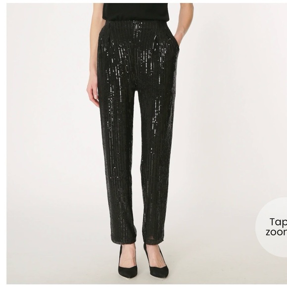 Black sequin pants - Picture 1 of 9